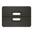 Scaun plaja, Everestus, 2601E14478, 38.5x30.5x39 cm, Polipropilena, Negru