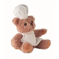 Ursulet de plus, Everestus, 2601E14689, 17x16 cm, Plush, Alb