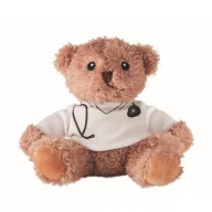 Ursulet de plus, Everestus, 2601E14698, 13x16 cm, Plush, Alb