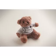 Ursulet de plus, Everestus, 2601E14698, 13x16 cm, Plush, Alb