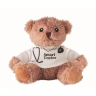 Ursulet de plus, Everestus, 2601E14698, 13x16 cm, Plush, Alb