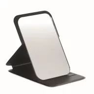  Oglinda compacta, Everestus, 2601E14106, 7x11x0.8 cm, Poliuretan, Negru