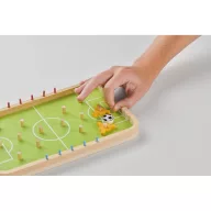  Joc mini fotbal, Everestus, 2601E14008, 24x15x1.8 cm, Lemn, Natur