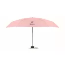 Umbrela mica pliabila, rezistenta la vant, Everestus, 2601E14675, Manuala, Maner Drept, Ø90x17 cm, Poliester, Roz copil