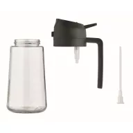   Dozator si pulverizator ulei, Everestus, 2601E14650, 10x7.9x18 cm, Sticla, Negru