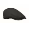 Sapca plata Newsboy cu catarama metalica, Everestus, 2601E14458, 23x28 cm, Bumbac, Negru