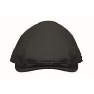   Sapca plata Newsboy cu catarama metalica, Everestus, 2601E14458, 23x28 cm, Bumbac, Negru