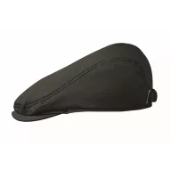   Sapca plata Newsboy cu catarama metalica, Everestus, 2601E14458, 23x28 cm, Bumbac, Negru