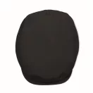 Sapca plata Newsboy cu catarama metalica, Everestus, 2601E14458, 23x28 cm, Bumbac, Negru