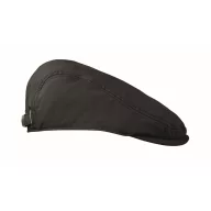   Sapca plata Newsboy cu catarama metalica, Everestus, 2601E14458, 23x28 cm, Bumbac, Negru