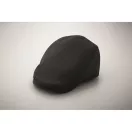 Sapca plata Newsboy cu catarama metalica, Everestus, 2601E14458, 23x28 cm, Bumbac, Negru
