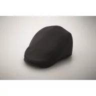   Sapca plata Newsboy cu catarama metalica, Everestus, 2601E14458, 23x28 cm, Bumbac, Negru