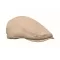 Sapca plata Newsboy cu catarama metalica, Everestus, 2601E14456, 23x28 cm, Bumbac, Bej
