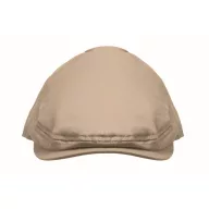   Sapca plata Newsboy cu catarama metalica, Everestus, 2601E14456, 23x28 cm, Bumbac, Bej
