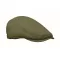 Sapca plata Newsboy cu catarama metalica, Everestus, 2601E14459, 23x28 cm, Bumbac, Verde militar