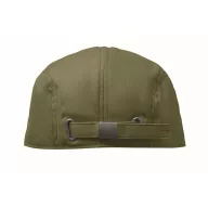   Sapca plata Newsboy cu catarama metalica, Everestus, 2601E14459, 23x28 cm, Bumbac, Verde militar