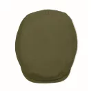 Sapca plata Newsboy cu catarama metalica, Everestus, 2601E14459, 23x28 cm, Bumbac, Verde militar