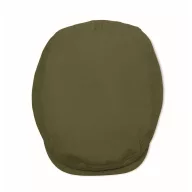   Sapca plata Newsboy cu catarama metalica, Everestus, 2601E14459, 23x28 cm, Bumbac, Verde militar