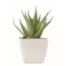 Mini planta artificiala, Everestus, 2601E14070, 5.7x5.7x11.2 cm, Polipropilena, Alb