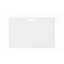 Suport ecuson, Everestus, 2601E14007, 85.5x54x0.76 mm, PVC, Alb