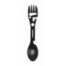 Lingura multifunctionala, Everestus, 2601E14078, 17.5x3.4 cm, Otel, Negru