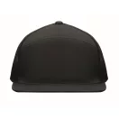 Sapca viziera plata cu 7 panouri, Everestus, 2601E14473, 22x16x11.5 cm, Bumbac, Negru