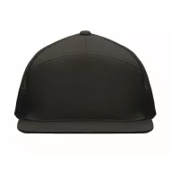   Sapca viziera plata cu 7 panouri, Everestus, 2601E14473, 22x16x11.5 cm, Bumbac, Negru
