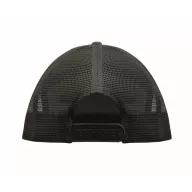   Sapca viziera plata cu 7 panouri, Everestus, 2601E14473, 22x16x11.5 cm, Bumbac, Negru