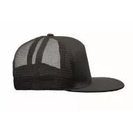  Sapca viziera plata cu 7 panouri, Everestus, 2601E14473, 22x16x11.5 cm, Bumbac, Negru