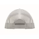 Sapca viziera plata cu 7 panouri, Everestus, 2601E14470, 22x16x11.5 cm, Bumbac, Alb