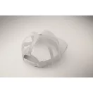 Sapca viziera plata cu 7 panouri, Everestus, 2601E14470, 22x16x11.5 cm, Bumbac, Alb