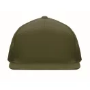 Sapca viziera plata cu 7 panouri, Everestus, 2601E14474, 22x16x11.5 cm, Bumbac, Verde militar