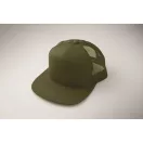 Sapca viziera plata cu 7 panouri, Everestus, 2601E14474, 22x16x11.5 cm, Bumbac, Verde militar