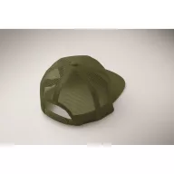   Sapca viziera plata cu 7 panouri, Everestus, 2601E14474, 22x16x11.5 cm, Bumbac, Verde militar
