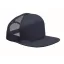 Sapca viziera plata cu 7 panouri, Everestus, 2601E14471, 22x16x11.5 cm, Bumbac, Albastru French Navy