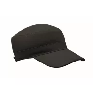   Sapca militara cu inchidere reglabila, Everestus, 2601E14453, 58 cm, Bumbac, Negru