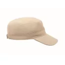 Sapca militara cu inchidere reglabila, Everestus, 2601E14451, 58 cm, Bumbac, Bej