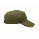 Sapca militara cu inchidere reglabila, Everestus, 2601E14454, 58 cm, Bumbac, Verde militar