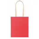 Sacosa de cumparaturi, Everestus, 2601E14376, 38x42 cm, Bumbac, Rosu