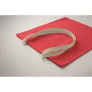 Sacosa de cumparaturi, Everestus, 2601E14376, 38x42 cm, Bumbac, Rosu