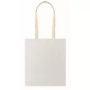 Sacosa de cumparaturi, Everestus, 2601E14369, 38x42 cm, Bumbac, Alb