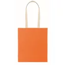 Sacosa de cumparaturi, Everestus, 2601E14375, 38x42 cm, Bumbac, Portocaliu