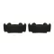 Set 2 genunchiere, Everestus, 2601E14486, 32x2 cm, Bumbac, Negru