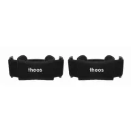   Set 2 genunchiere, Everestus, 2601E14486, 32x2 cm, Bumbac, Negru