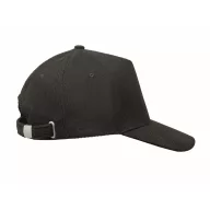   Sapca baseball cu 5 panouri, Everestus, 2601E14440, 58 cm, Poliester, Negru