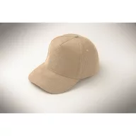   Sapca baseball cu 5 panouri, Everestus, 2601E14439, 58 cm, Poliester, Bej