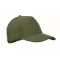 Sapca baseball cu 5 panouri, Everestus, 2601E14441, 58 cm, Poliester, Verde militar