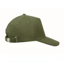 Sapca baseball cu 5 panouri, Everestus, 2601E14441, 58 cm, Poliester, Verde militar