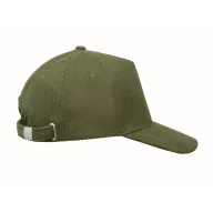   Sapca baseball cu 5 panouri, Everestus, 2601E14441, 58 cm, Poliester, Verde militar