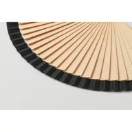   Evantai, Everestus, 2601E13975, 23x42 cm, Lemn, Poliester, Negru